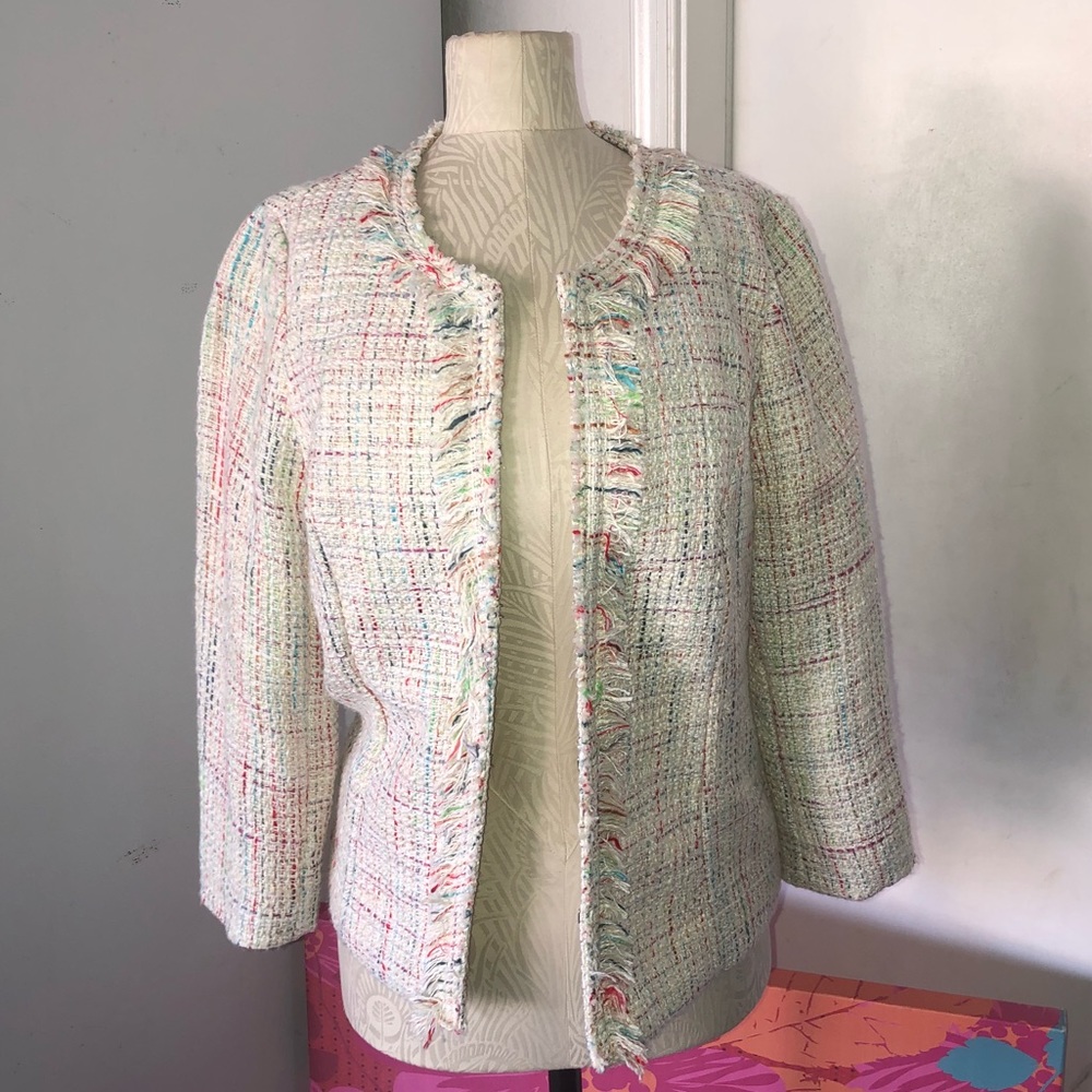 Cynthia Rowley Tweed Blazer Size SMALL